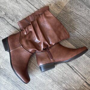 East Fifth Junction Cognac Boots - Size 6M - Brand New